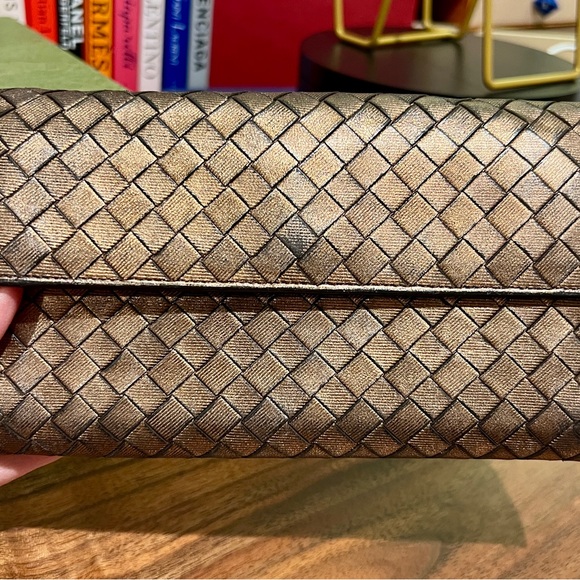 Bottega Venetta bronze, long wallet - Picture 10 of 12